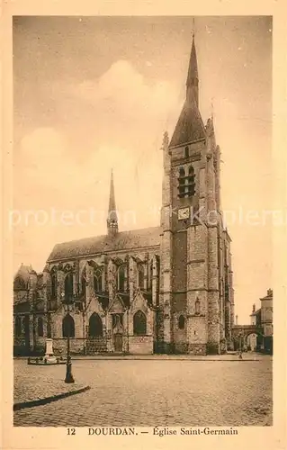 AK / Ansichtskarte Dourdan Eglise Saint Germain Dourdan