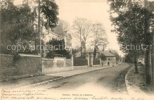 AK / Ansichtskarte Yerres Route de l Abbaye Yerres