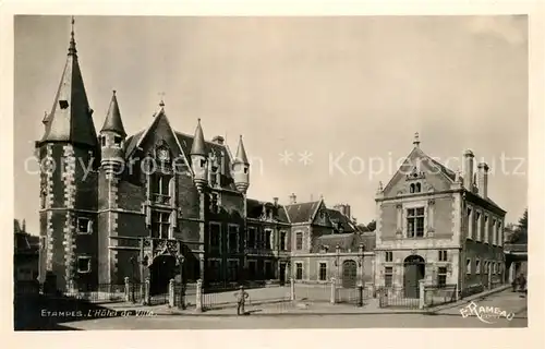 AK / Ansichtskarte Etampes Hotel de Ville Etampes