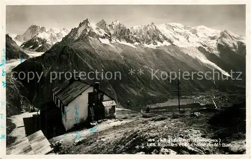 AK / Ansichtskarte La_Flegere Panorama Aiguilles et la chaine du Mont Blanc 