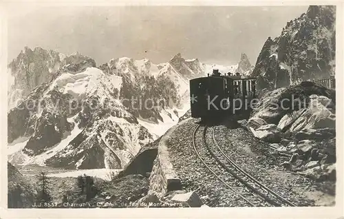 AK / Ansichtskarte Chamonix Chemin de fer du Montenvers Alpes Francaises Chamonix