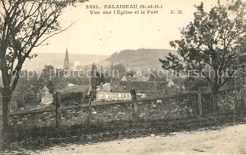 AK / Ansichtskarte Palaiseau Vue sur l Eglise et le Fort Palaiseau