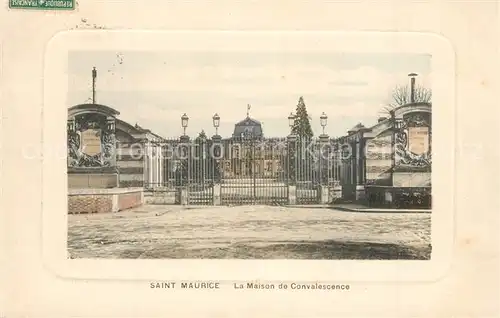 AK / Ansichtskarte Saint Maurice_Creteil Maison de Convalescence Saint Maurice Creteil