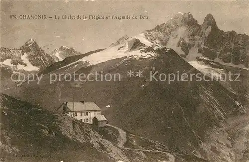 AK / Ansichtskarte Chamonix Chalet de la Flegere Aiguille du Dru Alpes Francaises Chamonix