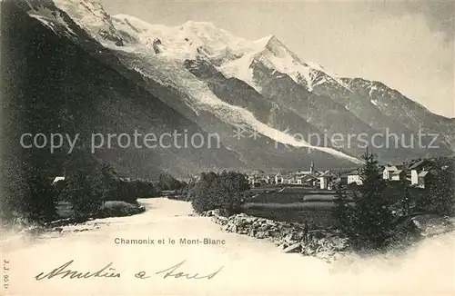 AK / Ansichtskarte Chamonix Panorama Mont Blanc Alpes Francaises Chamonix