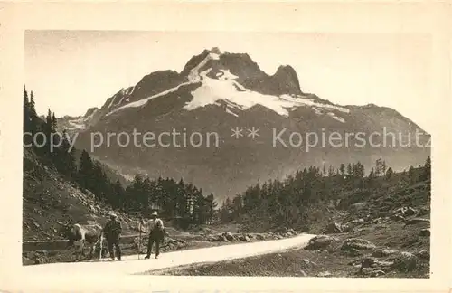 AK / Ansichtskarte Chamonix Panorama Aiguilles Verte et du Dru Chamonix