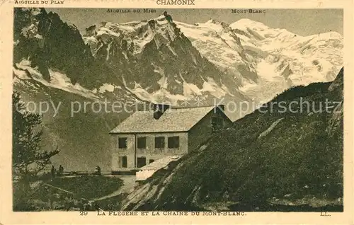 AK / Ansichtskarte La_Flegere Chalet Chaine du Mont Blanc Alpes Francaises 