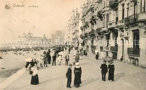 AK / Ansichtskarte Ostende_Oostende La Digue 