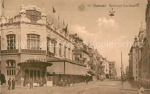 AK / Ansichtskarte Ostende_Oostende Boulevard Van Iseghem 