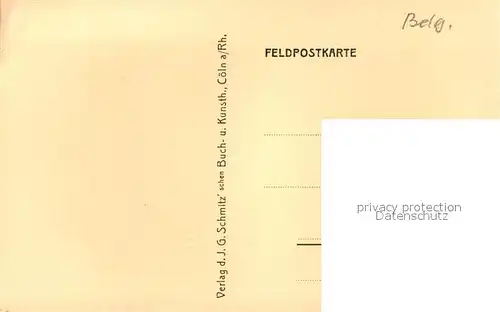 AK / Ansichtskarte Annoeullin Marktplatz mit Buergermeisterei Feldpostkarte Annoeullin