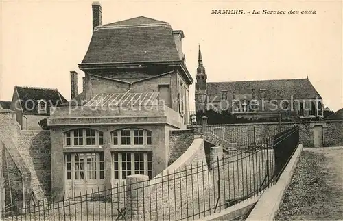 AK / Ansichtskarte Mamers_Sarthe Le Service des eaux Mamers Sarthe