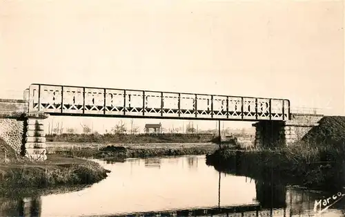 AK / Ansichtskarte Connerre Pont du chemin de fer Connerre