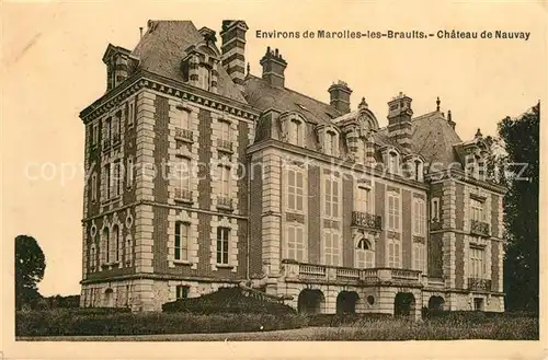 AK / Ansichtskarte Marolles les Braults Chateau de Nauvay Marolles les Braults