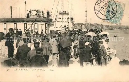 AK / Ansichtskarte Le_Havre Sur la Jet Le_Havre