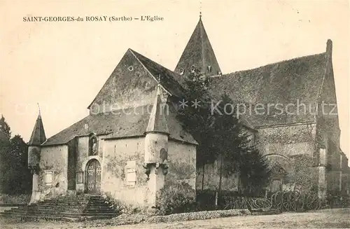 AK / Ansichtskarte Saint Georges du Rosay Eglise Saint Georges du Rosay