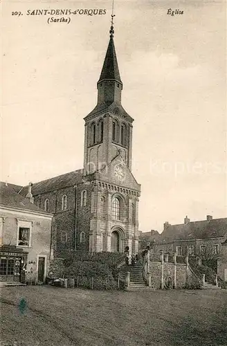 AK / Ansichtskarte Saint Denis d_Orques Eglise Saint Denis d Orques