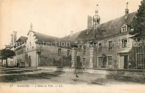 AK / Ansichtskarte Mamers_Sarthe Hotel de Ville Mamers Sarthe