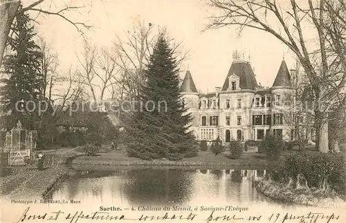 AK / Ansichtskarte Savigne l_Eveque Chateau du Mesnil Savigne l Eveque