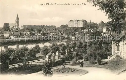 AK / Ansichtskarte Sable sur Sarthe Jardin de la Ville Sable sur Sarthe