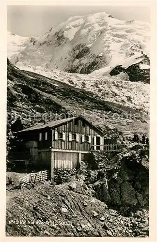 AK / Ansichtskarte Chamonix Chalet Nid d Aigle Massif du Mont Blanc Alpes Francaises Chamonix