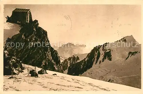 AK / Ansichtskarte Chamonix Refuge Vallot et Mont Blanc du Tacul Alpes Francaises Chamonix