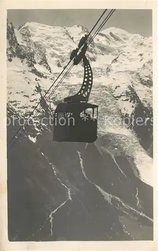 AK / Ansichtskarte Chamonix Teleferique Massif du Mont Blanc Alpes Francaises Chamonix