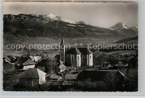 AK / Ansichtskarte Arith Panorama Village Eglise Le Trelod Alpes Arith