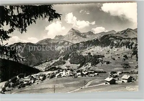 AK / Ansichtskarte Notre Dame de Bellecombe Vue panoramique Mont Charvin Alpes Francaises Notre Dame de Bellecombe