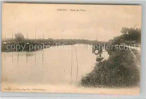 AK / Ansichtskarte Eragny_Val d_Oise Bords de la riviere Eragny_Val d_Oise