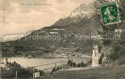 AK / Ansichtskarte Duingt Panorama Lac d Annecy Alpes Duingt
