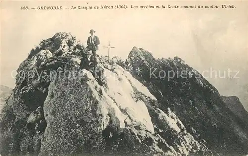 AK / Ansichtskarte Grenoble Le Casque de Neron Les arretes la Croix Ulrich Grenoble