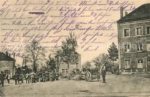 AK / Ansichtskarte Challerange Soldaten  Challerange