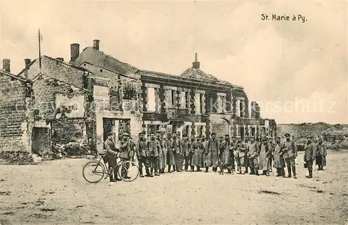AK / Ansichtskarte Marie a Py_Sainte Kompanie Soldaten Marie a Py Sainte