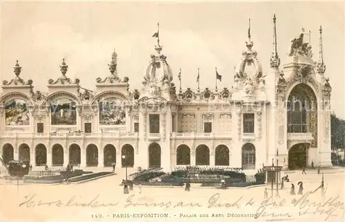 AK / Ansichtskarte Paris Palais des Arts Decorative Paris