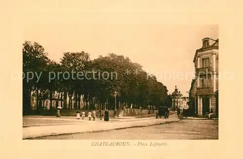 AK / Ansichtskarte Chateauroux_Indre Place Lafayette Chateauroux Indre