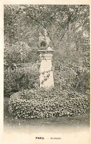 AK / Ansichtskarte Paris Denkmal Murger Paris