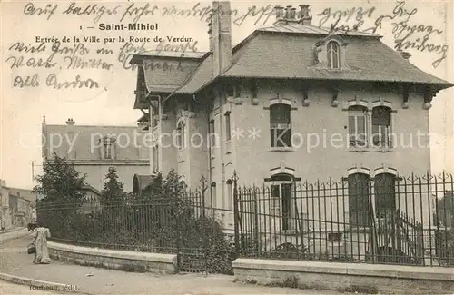 AK / Ansichtskarte Saint Mihiel Ville per la Route de Verdun Saint Mihiel