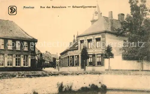 AK / Ansichtskarte Messines Rue des Remouleurs Schaarslijpersstraat Messines