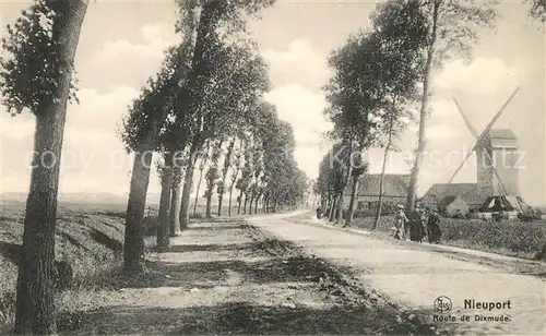 AK / Ansichtskarte Nieuport Ville Route de Dixmude Nieuport Ville