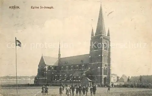 AK / Ansichtskarte Menin Eglise St Joseph Menin