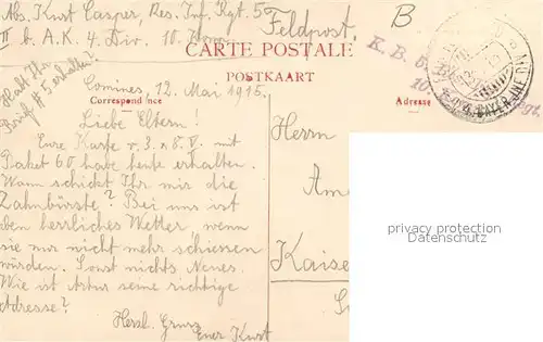 AK / Ansichtskarte Messines Rue des Remouleurs Messines