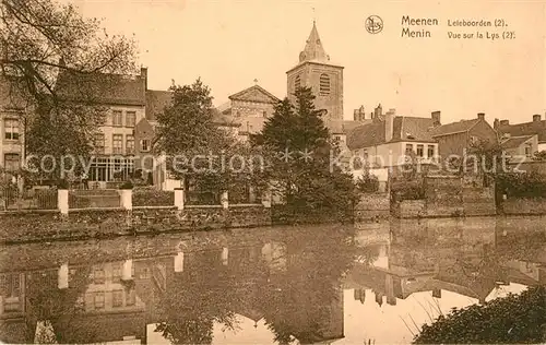 AK / Ansichtskarte Meenen Leieboorden Meenen