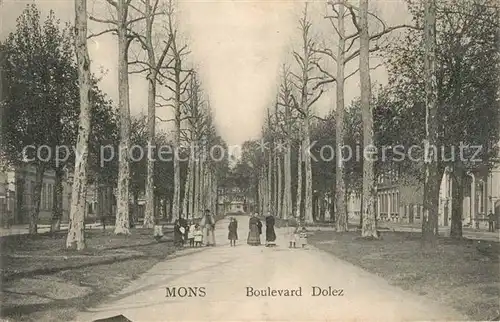 AK / Ansichtskarte Mons_Belgien Boulevard Dolez Mons Belgien