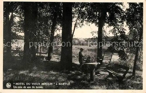 AK / Ansichtskarte Martue Hotel du Vieux Moulin Un coin de son ile boisee Martue