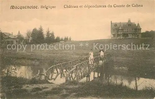 AK / Ansichtskarte Macquenoise Chateau et dependances du Comte de Cahen Macquenoise