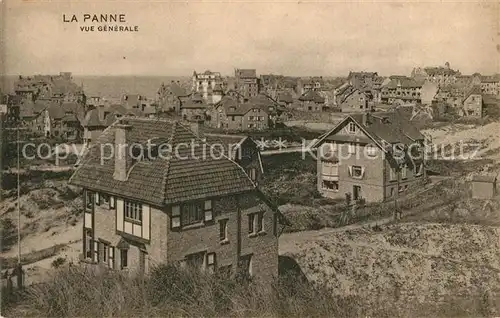 AK / Ansichtskarte La_Panne_Veurne Vue generale 