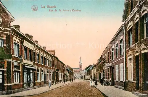 AK / Ansichtskarte La_Bassee Rue de la Porte d Estaires La_Bassee