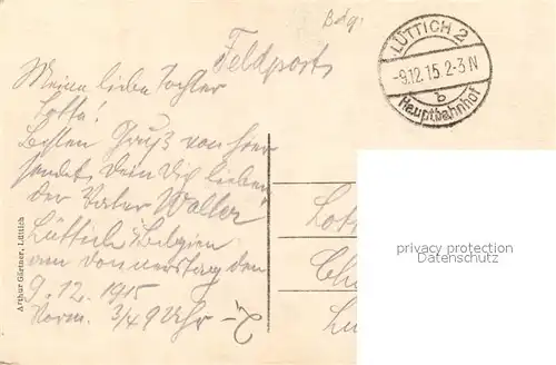 AK / Ansichtskarte Luettich Monument Rogier Luettich