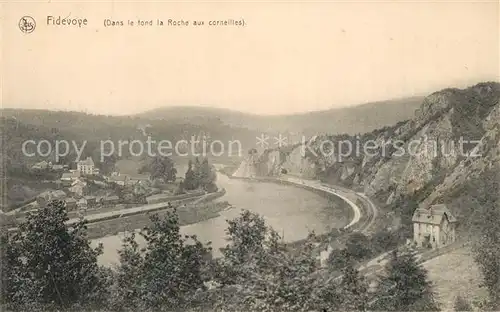 AK / Ansichtskarte Fidevoye Dans le fond la Roche aux corneilles Fidevoye