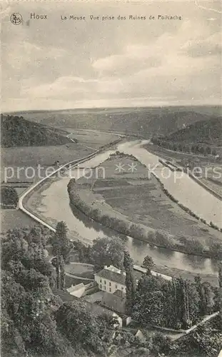 AK / Ansichtskarte Houx_Namur La Meuse Vue prise des Ruines de Poilvache Houx_Namur